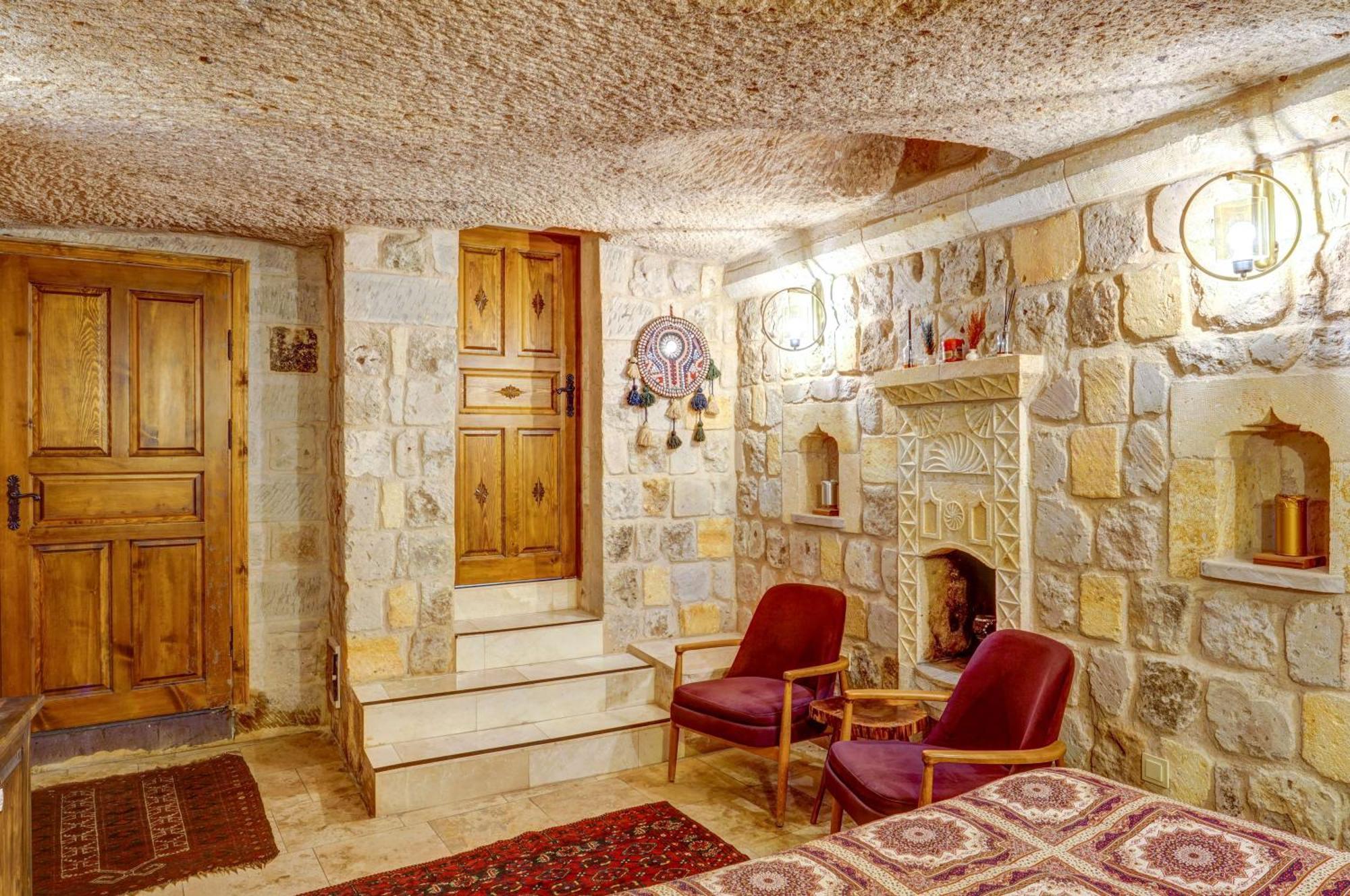 Vasil Cave Hotel أُتْشيسار الغرفة الصورة