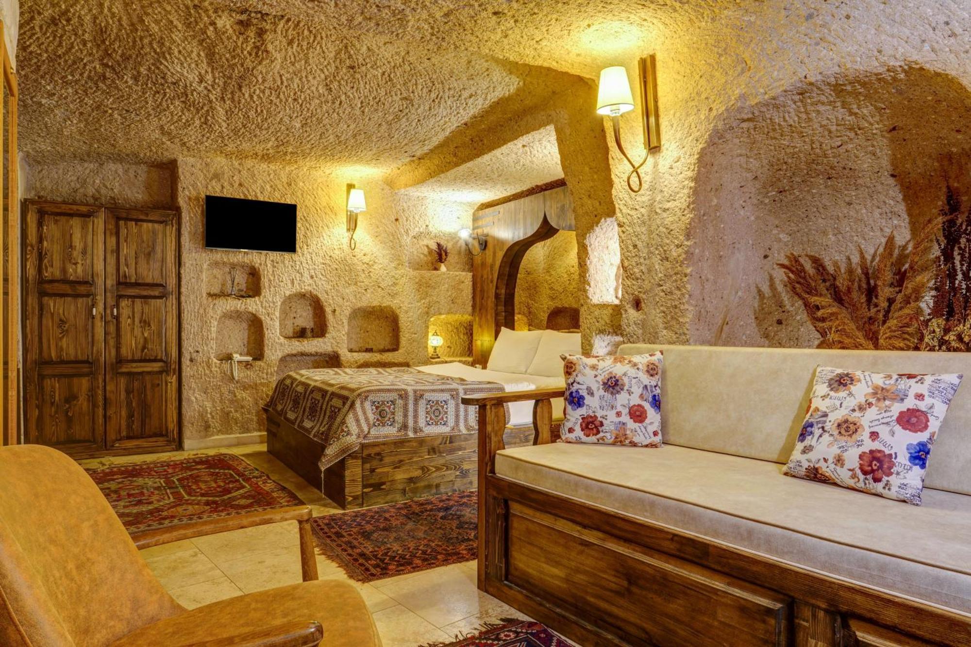 Vasil Cave Hotel أُتْشيسار الغرفة الصورة