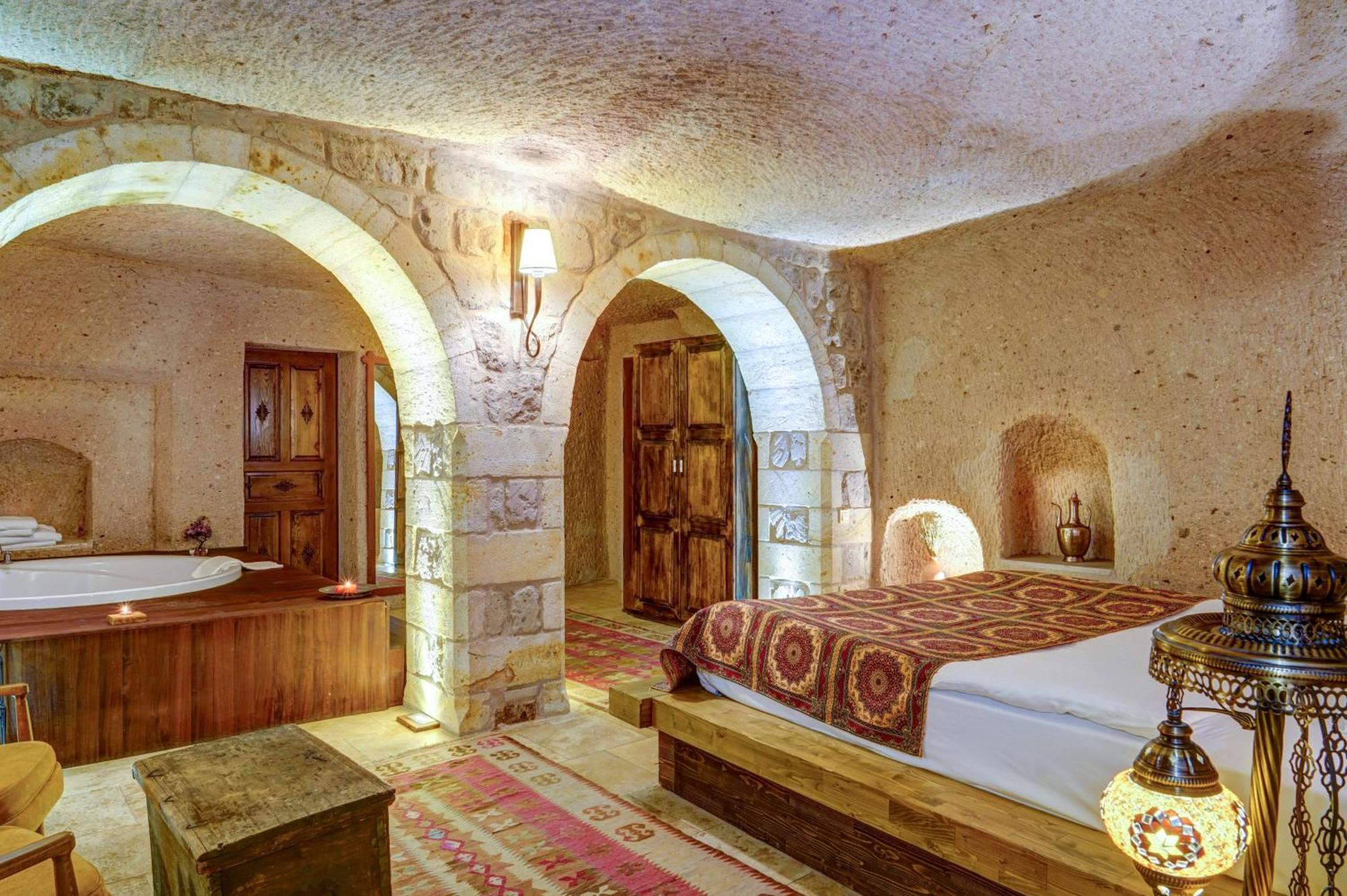 Vasil Cave Hotel أُتْشيسار الغرفة الصورة